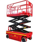 Kompaktný elektrický nožnicový zdvihák